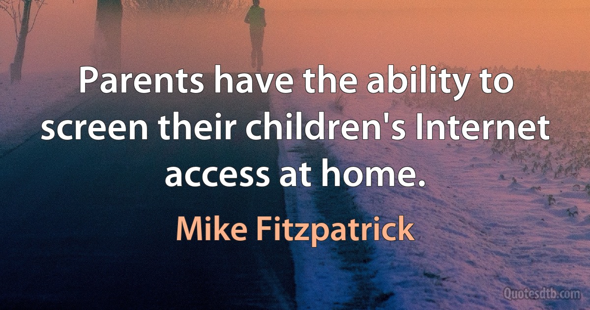 Parents have the ability to screen their children's Internet access at home. (Mike Fitzpatrick)