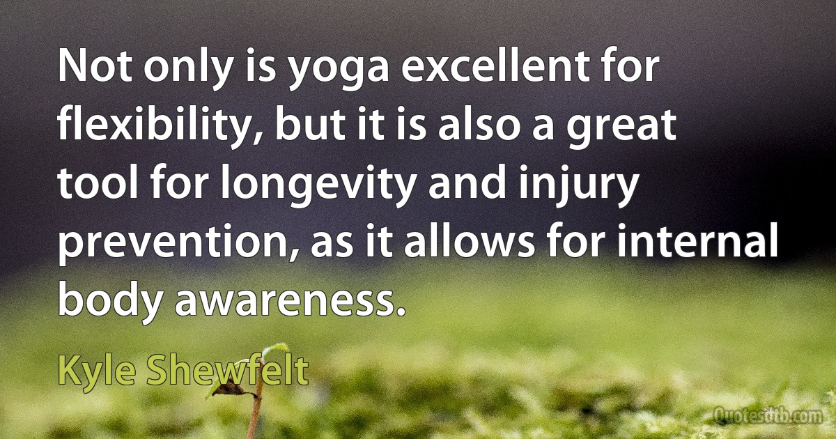 Not only is yoga excellent for flexibility, but it is also a great tool for longevity and injury prevention, as it allows for internal body awareness. (Kyle Shewfelt)